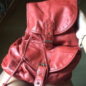 Orange Icing knapsack bag